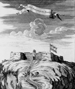 Fort Batensteyn in 1709